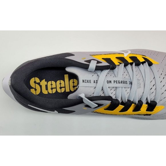 Nike Air Zoom Pegasus 38 'Pittsburgh Steelers' DJ0852-001 - Picture 8 of 14